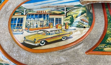 Technofix "Highway Viadukt" 1960 Tincourse with Cars fricitondrive (2000)